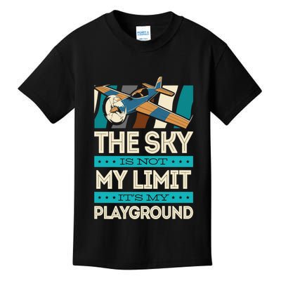 The Sky Is Not My Limit Its My Playground Funny RC Pilot Premium Kids T-Shirt