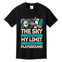 The Sky Is Not My Limit Its My Playground Funny RC Pilot Premium Kids T-Shirt