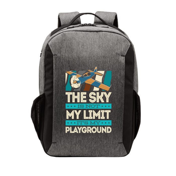 The Sky Is Not My Limit Its My Playground Funny RC Pilot Premium Vector Backpack