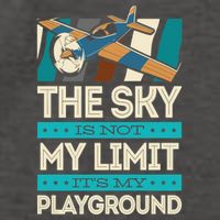 The Sky Is Not My Limit Its My Playground Funny RC Pilot Premium Vector Backpack