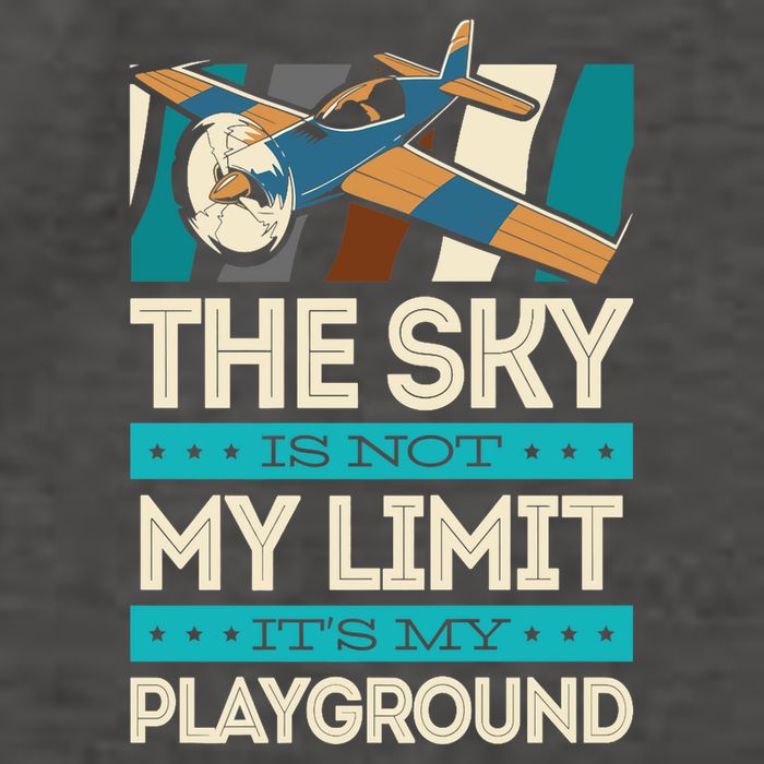 The Sky Is Not My Limit Its My Playground Funny RC Pilot Premium Vector Backpack