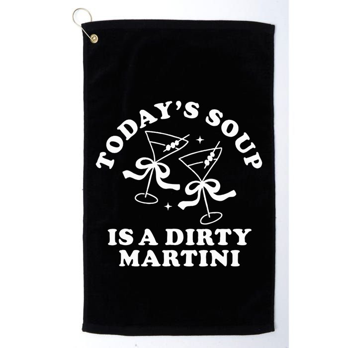 TodayS Soup Is A Dirty Martini Golf Towel
