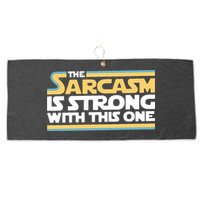 The Sarcasm Is Strong With This One Large Microfiber Waffle Golf Towel