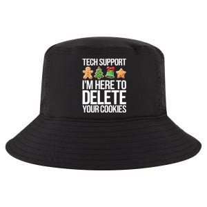 Tech Support Im Here To Delete Your Cookies Christmas Cool Comfort Performance Bucket Hat