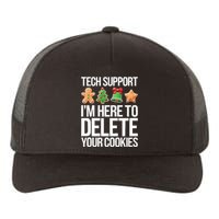 Tech Support Im Here To Delete Your Cookies Christmas Yupoong Adult 5-Panel Trucker Hat