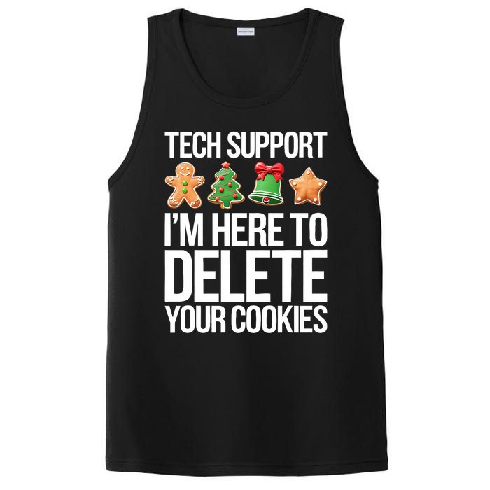 Tech Support Im Here To Delete Your Cookies Christmas PosiCharge Competitor Tank