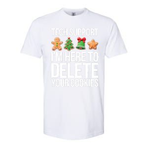 Tech Support Im Here To Delete Your Cookies Christmas Softstyle CVC T-Shirt