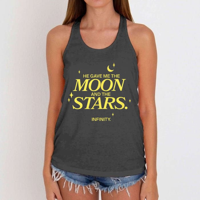 The Summer I Turned Pretty Moon And Stars Infinity Women's Knotted Racerback Tank