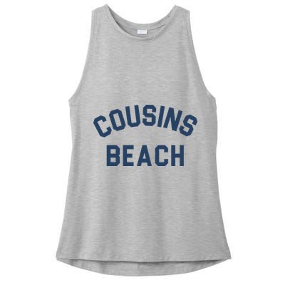 The Summer I Turned Pretty Cousins Beach Heather Gray Ladies PosiCharge Tri-Blend Wicking Tank