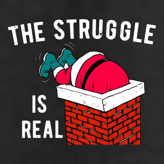The Struggle Is Real Santa Funny Holiday Adult Drive Performance Visor