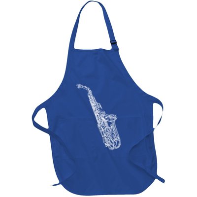 Tenor Saxophone Jazz Music Saxophonist Funny Gift Apron