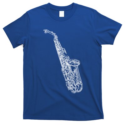 Tenor Saxophone Jazz Music Saxophonist Funny Gift T-Shirt