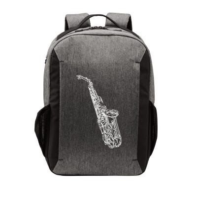 Tenor Saxophone Jazz Music Saxophonist Funny Gift Vector Backpack