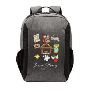 True Story Jesus Christmas Nativity Scene Christian Vector Backpack