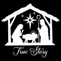 True Story Jesus Christmas 16 in Basic Backpack