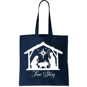 True Story Jesus Christmas Tote Bag