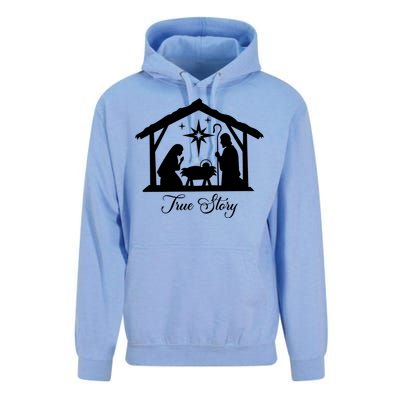 True Story Jesus Christmas Unisex Surf Hoodie