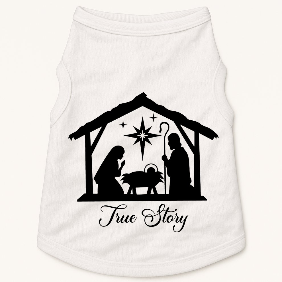 True Story Jesus Christmas Doggie Tank