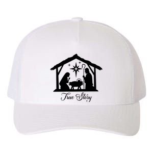 True Story Jesus Christmas Yupoong Adult 5-Panel Trucker Hat