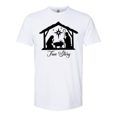 True Story Jesus Christmas Softstyle® CVC T-Shirt