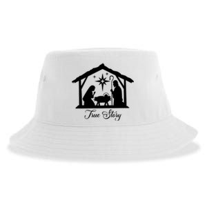 True Story Jesus Christmas Sustainable Bucket Hat