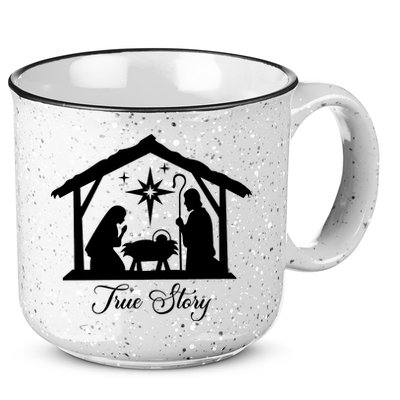 True Story Jesus Christmas 15oz Campfire Ceramic Mug