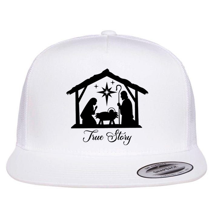 True Story Jesus Christmas Flatbill Hat