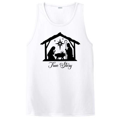 True Story Jesus Christmas PosiCharge Competitor Tank