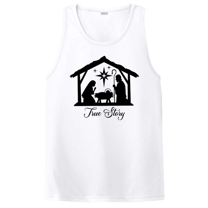 True Story Jesus Christmas PosiCharge Competitor Tank