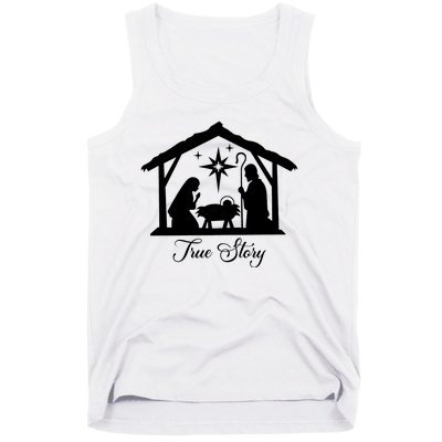 True Story Jesus Christmas Tank Top