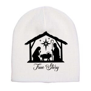 True Story Jesus Christmas Short Acrylic Beanie