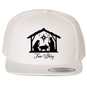 True Story Jesus Christmas Wool Snapback Cap