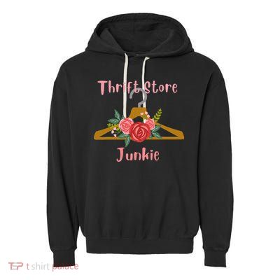 Thrift Store Junkie Garment-Dyed Fleece Hoodie