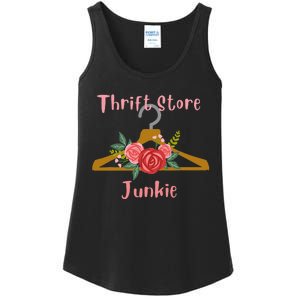 Thrift Store Junkie Ladies Essential Tank