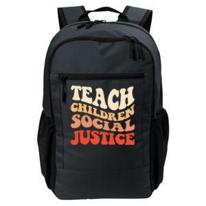 Teach Social Justice Cute Gift Daily Commute Backpack