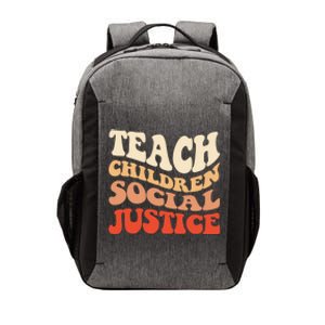 Teach Social Justice Cute Gift Vector Backpack