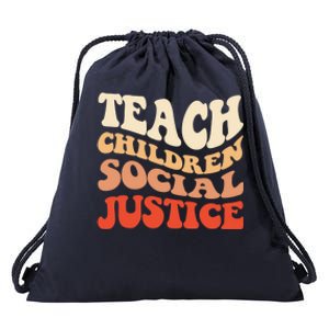 Teach Social Justice Cute Gift Drawstring Bag