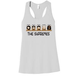 THE SUPREMES Ketanji Brown Jackson RBG Sotomayor cute Women's Racerback Tank