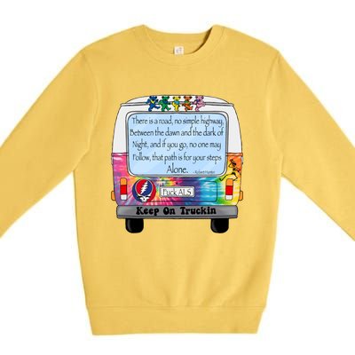 Truckin Shirts Keep On Truckin Premium Crewneck Sweatshirt