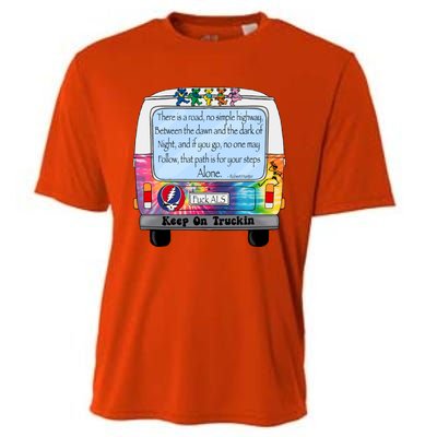 Truckin Shirts Keep On Truckin Cooling Performance Crew T-Shirt