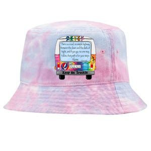 Truckin Shirts Keep On Truckin Tie-Dyed Bucket Hat