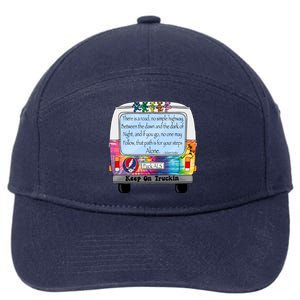 Truckin Shirts Keep On Truckin 7-Panel Snapback Hat