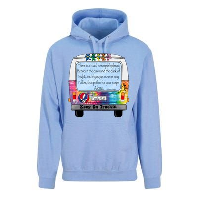 Truckin Shirts Keep On Truckin Unisex Surf Hoodie