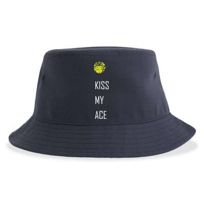 Tennis Shirts, Kiss My Ace Funny Cute Sports Gift Sustainable Bucket Hat