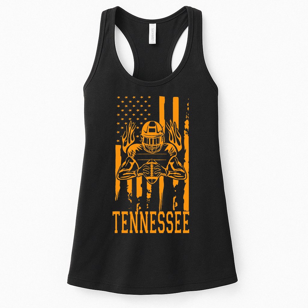 Tennessee State Kids Tennessee Orange Game Day TN Womens Tank Top