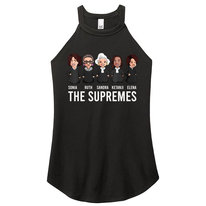 THE SUPREMES Ketanji Brown Jackson RBG Sotomayor Cute Women's Perfect Tri Rocker Tank