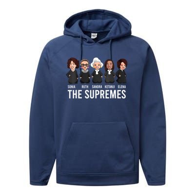 THE SUPREMES Ketanji Brown Jackson RBG Sotomayor Cute Performance Fleece Hoodie