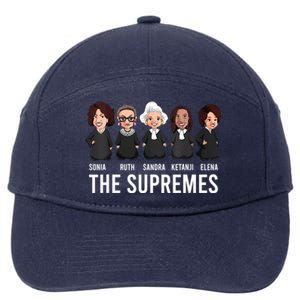 THE SUPREMES Ketanji Brown Jackson RBG Sotomayor Cute 7-Panel Snapback Hat