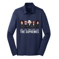 THE SUPREMES Ketanji Brown Jackson RBG Sotomayor Cute Silk Touch Performance Long Sleeve Polo