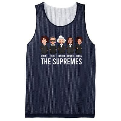 THE SUPREMES Ketanji Brown Jackson RBG Sotomayor Cute Mesh Reversible Basketball Jersey Tank